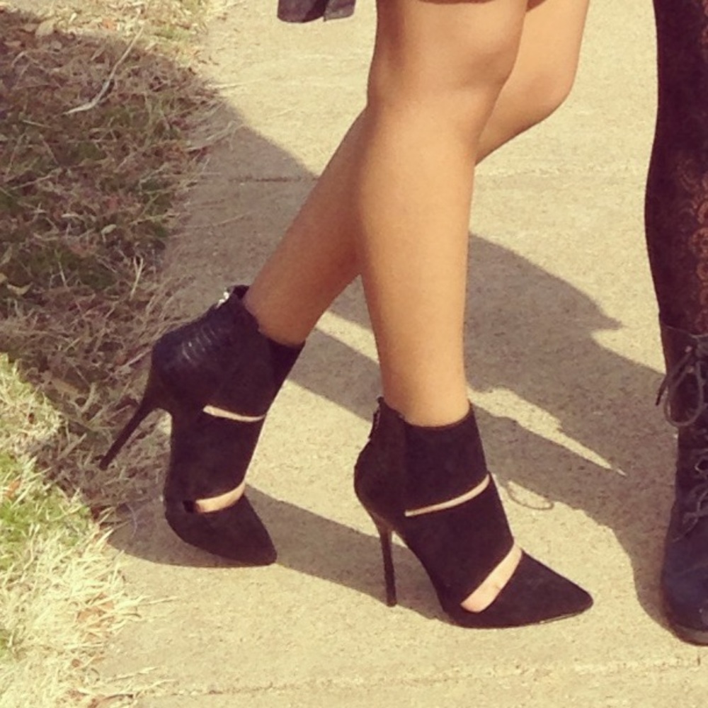 Black heels